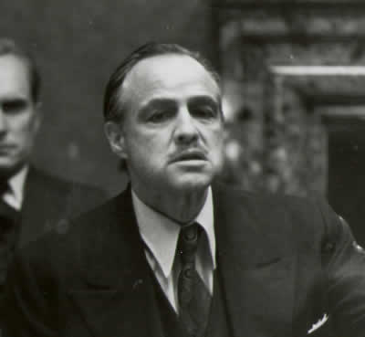 Marlon Brando in "The Godfather"